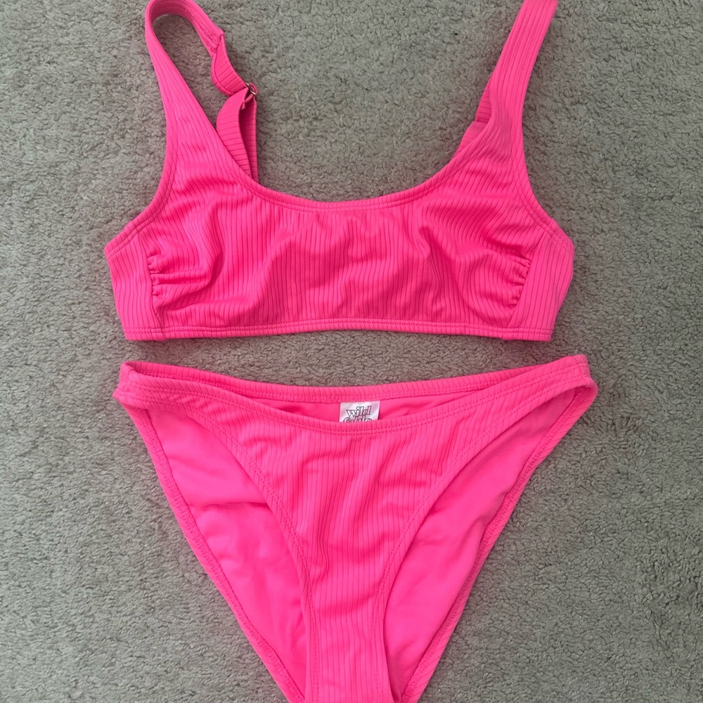 Wild Fable Hot Pink Bikini Set